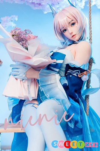 Bezlya Doll 2.0シリーズ 155cm 珊瑚 シリコンヘッド+TPEボディ コスプレ 美しい セックス 人形 Aカップ
