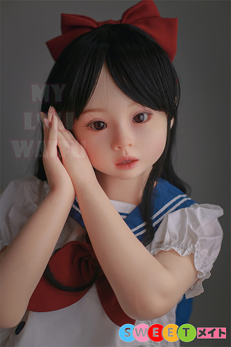 My Loli Waifu Nene リボンの美少女 リアルドール 108cm バスト平 フルシリコン製 かわいい制服 ダッチワイフ DFF指関節対応可