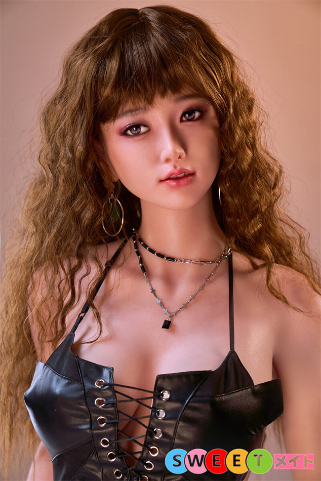 Sanhui Doll #41 彩月 158cm Eカップ 新ボディ フルシリコン製 リアル皮膚塗装メイク付き 女王様風レザー姿の美少女 エロドール 最新Real skinシリーズ