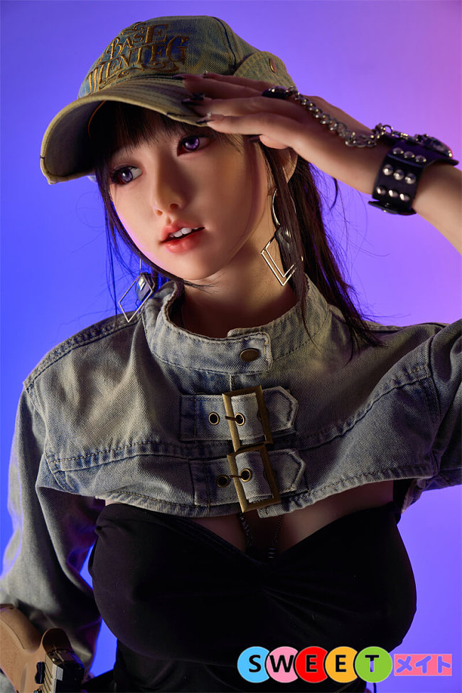 Sanhui Doll #41彩月 カウボーイ風のカッコいい美少女 リアルドール 158cm Eカップ フルシリコン製 エロドール リアル皮膚塗装メイク付き 最新Real skinシリーズ
