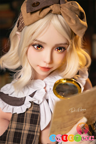 SHEDOLL 珍妮2.0 探偵風コスプレ 金髪萌え美少女 エロ人形 156cm Eカップ 普乳 フルシリコン製 ラブドール