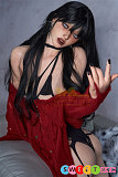 リアルラブドール 欧米系美人 黒髪 シリコン IrontechDoll B2 161cm Minus 赤いドレス