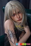 エロドール 欧米風金髪タトゥーガール シリコン製 IrontechDoll B1 161cm