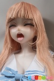 オレンジウィッグ つむり目 ElsaBabe RAD036 幸村可菜 148cm アニメ風ラブドール