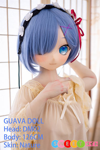 Guavadoll DM02 アニメ美少女ラブドール レムのコスプレ 126cm Eカップ ビニールヘッド TPEボディ 新素材ALM選択可能 かわいい リアルドール