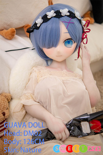 Guavadoll DM02 アニメ美少女ラブドール レムのコスプレ 126cm Eカップ ビニールヘッド TPEボディ 新素材ALM選択可能 かわいい リアルドール
