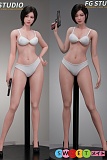 シリコンダッチ人形 白いビキニ Ada Wong 「エイダ・ウォン」Cosplay 62cm 小型