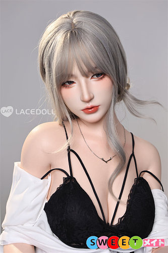 LACEDOLL 黎霜 メイク② 色っぽい表情を浮かべた銀髪の美女 リアルドール 168cm Dカップ シリコン製 sexdoll