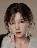 Real Girl C工場製 T13ヘッド 艶っぽい雰囲気 大きな瞳の美少女 ダッチワイフ 168cm Fカップ 巨乳 エロドール シリコンヘッド TPEボディ S-TPE選択可