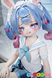 シリコンラブドール アニメ JC風コスチューム バニーガール MWGirl魔物姫 小兔奈々 85cm 普乳 ビニール