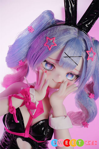 MW Girl 魔物姫 小野春田 バニーガールの黒ストッキングコスプレ アニメダッチワイフ 85cm 普乳 バスト中 フィギュア ソフトビニール製頭部 シリコンボディ いたずらっぽい表情