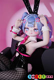 バニーエロ人形 美肌普乳 シリコン製 ツインテール 黒ストッキング 85cm MWGirl魔物姫 小音 ビニール