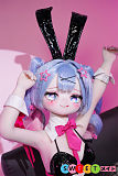 ラブドール バニーガール 黒ストッキング 85cm MWGirl魔物姫 小音 シリコン ビニール