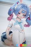 シリコンセックスドール 女子中学生風制服 バニーガール アニメ MWGirl魔物姫 小兔奈々 85cm 普乳 ビニール