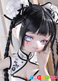 シリコンrealdoll 中華風コスチュームのアニメ美少女 85cm チャイナドレス MWGirl魔物姫 小野春田 ビニール
