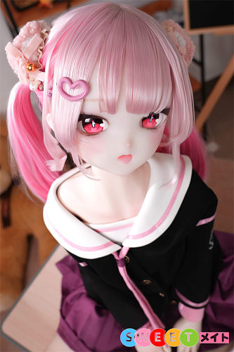 MW Girl 魔物姫 小春 学園系アニメラブドール 黒×ピンクのスクール制服 115cm バスト小 フルシリコン製 エロドール ツインテール
