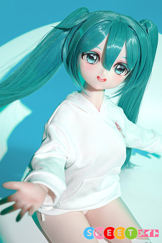 MW Girl 魔物姫 小音 初音ミク風ツインテールのコスプレ アニメダッチワイフ 85cm バスト中 普乳 フィギュア ソフトビニール製頭部 シリコンボディ