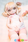 シリコンリアルドール 美肌 アニメ美少女 チャイナドレス まん丸の目 ツインテール 70cm 里奈 MWGirl 魔物姫
