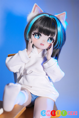 MW Girl 魔物姫 呆呆喵 笑顔が天真爛漫な猫耳アニメ美少女 ダッチワイフ 70cm バスト小 ミニ フィギュア ソフトビニール製頭部 シリコンボディ