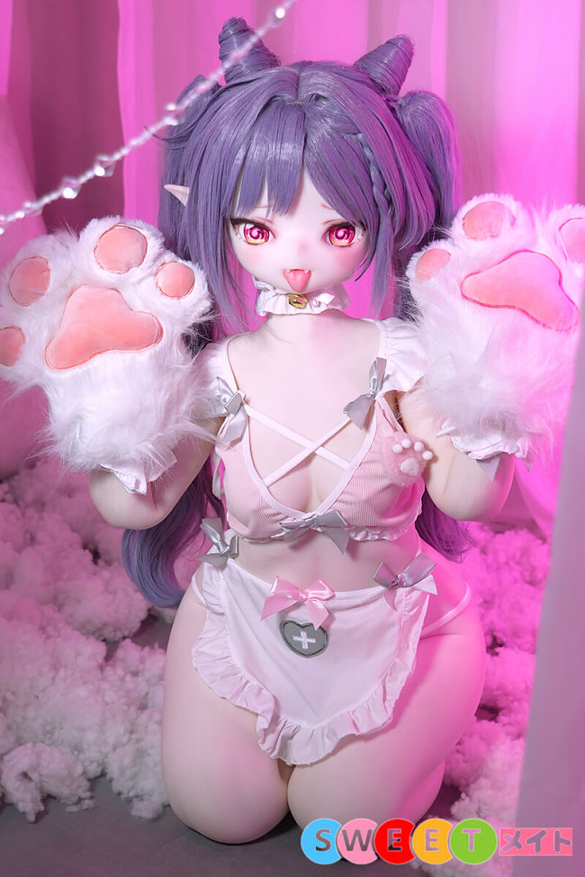 MW Girl 魔物姫 可晴 ぺろっと舌を出した小悪魔系 アニメ美少女 アダルトドール 138cm 普乳 フルシリコン製 エルフ エロ人形