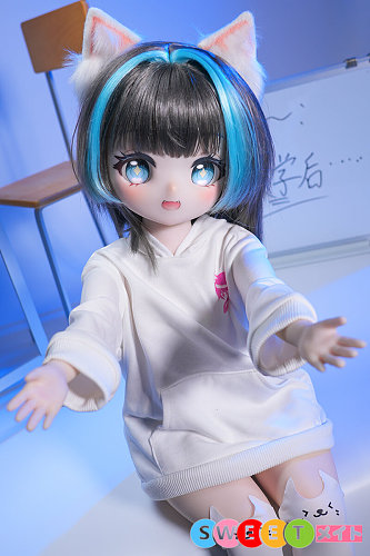 MW Girl 魔物姫 呆呆喵 笑顔が天真爛漫な猫耳アニメ美少女 ダッチワイフ 70cm バスト小 ミニ フィギュア ソフトビニール製頭部 シリコンボディ