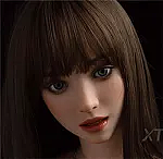 XTDOLL Rino ハーフ風の美少女 エロドール 164cm Cカップ シリコン製 アダルトドール 白いニーハイソックス