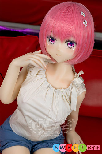 Aotume Doll #128 照れ笑いのピンク髪美少女 リアルドール 145cm Dカップ 萌え系アニメ風ダッチワイフ シリコン製