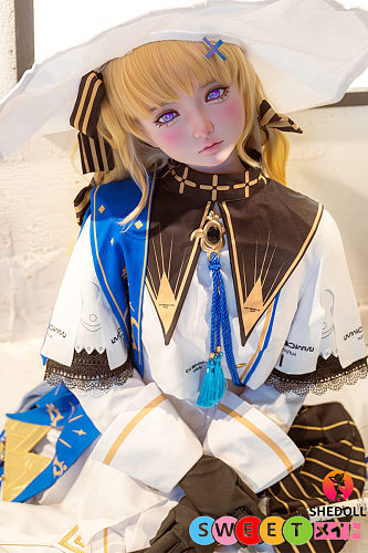 SHEDOLL 熙熙2.0 鳴潮フィービーコスプレ美少女 ダッチワイフ 152cm Aカップ 純白の魔法使い風コスチューム sexdoll シリコン製ヘッド TPE製ボディ