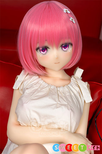 Aotume Doll #128 照れ笑いのピンク髪美少女 リアルドール 145cm Dカップ 萌え系アニメ風ダッチワイフ シリコン製