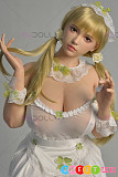 リアルラブドール メイドコスチューム 美少女 Gカップ巨乳 162cmシリコン製 金髪ツインテール FUDOLL J037莎莉