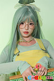 シリコンエロドール 可憐な美少女 Dカップ 168cm 緑髪 メガネ SHEDOLL 芷沅