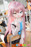 セックス人形 アニメ 学生 JK制服美少女 ピンク髪 オッドアイ 130cm 魔族人形MOZUDOLL 星叶 TPEボディ