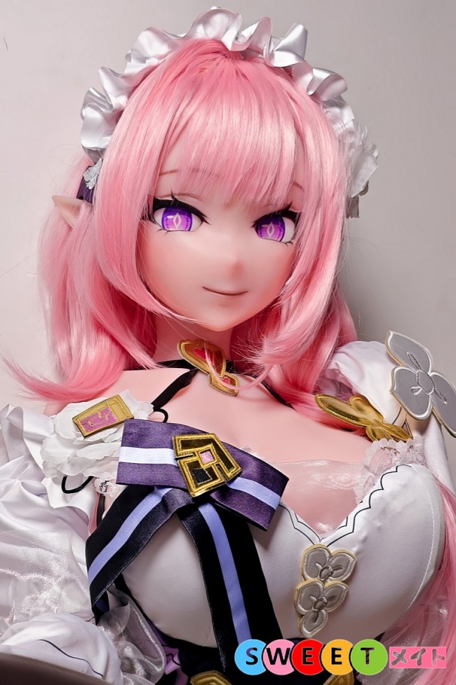 ElsaBabe メイドラブドール 可愛い 美少女 AHR009 愛原未来 巨乳 アニメ風 148cm シリコン製 Cosplay Mirai-爱莉希雅