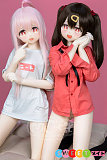 セックス人形 アニメ おっとり系美少女 ピンク髪 TPE製 アホ毛 AotumeDoll #129 135cm AAカップ
