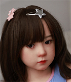 WAXDOLL 可愛い系 ラブドール 新型 122cm バスト平 AGB28ヘッド フルシリコン製 リアルメイク付き エロ人形