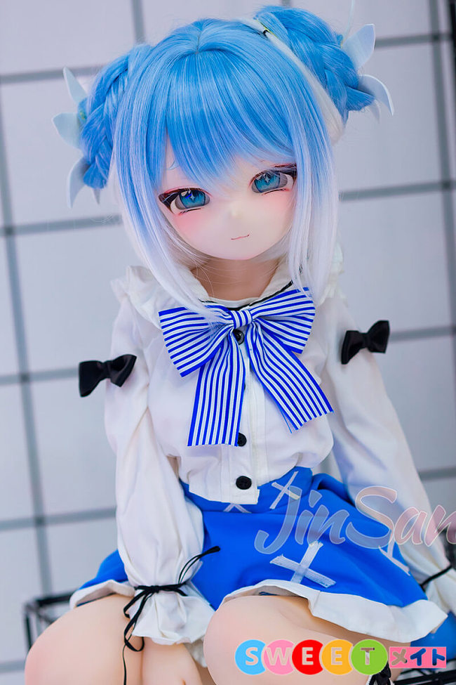 WM Doll S003 癒し系アニメ美少女ダッチワイフ 85cm 普乳 ソフトビニール製ヘッド TPE製ボディ ツインテール リアルドール M8接続 フィギュア BJD風