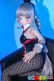 セックス人形 アニメ顔の可愛い女の子 バニー 黒ストッキング コスプレ ツインテール MWGirl魔物姫 柚湖 85cm普乳 シリコン
