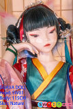 シリコンリアルドール アニメ美少女 狐娘 着物コスチューム コスプレ Guavadoll SW01 115cm AAカップ