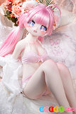 水着 ダッチワイフ アニメ 無邪気な美少女 85cm 普乳 ピンク髪 MWGirl魔物姫 安可 八重歯 ツインテール