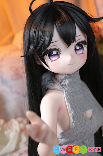 MW Girl 魔物姫 雅子 グラマラスな黒髪アニメ美少女 ラブドール 85cm バスト中 普乳 フィギュア ソフトビニール製頭部 シリコンボディ