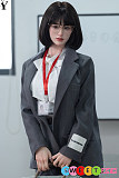 エロ人形 美少女 女性社員OL スーツ姿 巨乳Fカップ シリコン製168cm TOP-CYDOLL 静川由里