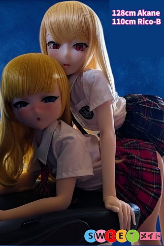 色気美人 Irokebijin Akane 128cm Bカップ＆Rio-B 110cm ぽっちゃり Aカップ サッカー場のチアガール美少女 S-TPE製 ラブドール