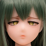 色気美人 Irokebijin Yui-B 90cm Dカップ シリコン 緑髪 ミニ アニメドール エロ