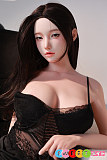セックスドール 美乳 中国美少女 美肌 黒髪ロング シリコン 158cm Cカップ LACEDOLL 晚冰