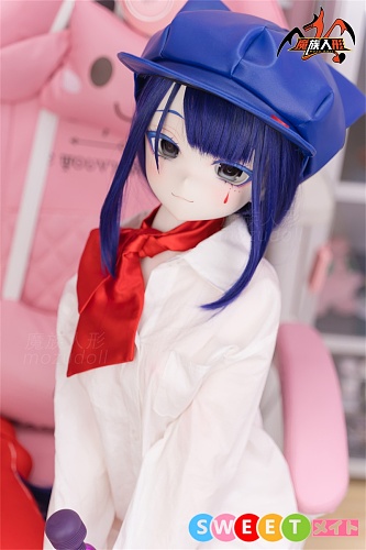 魔族人形 MOZU DOLL アニメ美少女 米拉ちゃん 115cm 普乳 かわいいラブドール ビニールヘッド TPEボディ 帽子美人