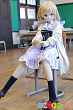 エロ人形 アニメ風の金髪ツインテールJC美少女 135cm AAカップ AotumeDoll 双葉杏