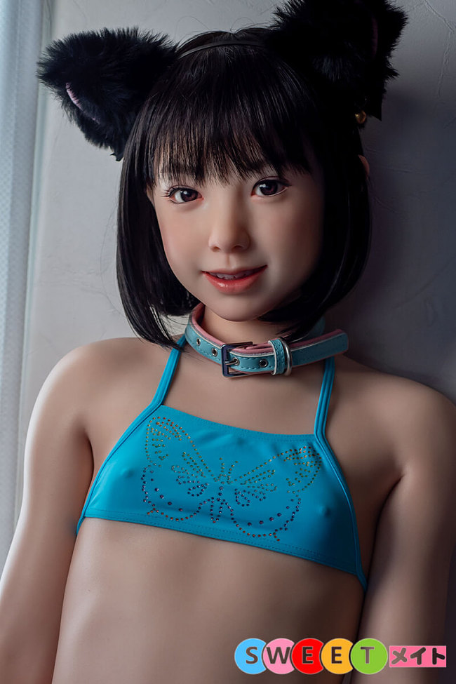 J-cute AGD02 紬 にっこり微笑む猫耳美少女 エロドール 149cm バスト平 軽量 シリコン製 ラブドール 水着