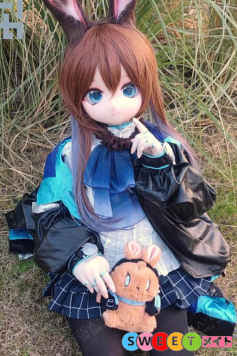 人偶箱庭 Amiya うさ耳付きのJC制服美少女 アニメラブドール 126cm AAカップ ソフトシリコンヘッド TPEボディ 学園風 リアルドール
