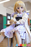 エロドール 金髪ツインテールの中学生風アニメ少女 135cm AAカップ AotumeDoll 双葉杏