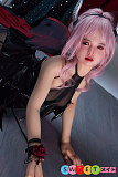 セックス人形 シリコン 小悪魔風美少女 巨乳 ピンク髪 コスプレ 145cm Gカップ sanhuidoll #11青欣